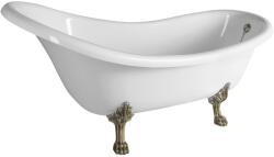 POLYSAN Brixton térben álló kád 174x83 cm ovális fehér 94857 (94857)