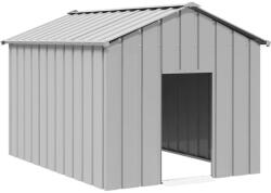 vidaXL Kutyaház tetővel 113x153x101 cm horganyzott acél (4100920)