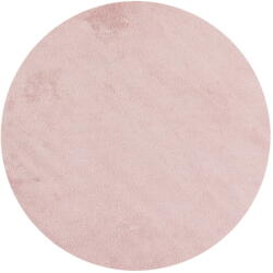 Ayyildiz Розов кръгъл килим подходящ за пране ø 200 cm Sky - Ayyildiz Carpets (SKY2002005400ROSE)