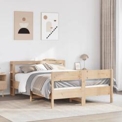 vidaXL tömör fenyőfa ágy matrac nélkül 120 x 190 cm (3306204)