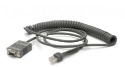 Zebra CBA-R71-C09ZAR soros kábel Fekete 2, 8 M RS232 DB9 (CBA-R71-C09ZAR)