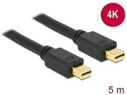 Delock Kábel Mini Displayport 1.2 dugó > Mini Displayport dugó 4K 5, 0 m (83477)