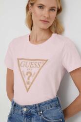 Guess t-shirt női, rózsaszín, W4RI69 J1314 - rózsaszín S