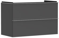 Hansgrohe Xelu Q Mosdószekrény mosdóhoz 980/475 két fiókkal, króm fogantyú/matt szürke gyémánt 54032000 (54032000)