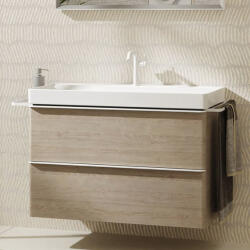 Hansgrohe Xelu Q Mosdószekrény mosdóhoz 980/475 két fiókkal, matt fehér fogantyú/természetes tölgy 54033700 (54033700)