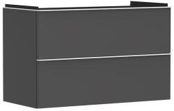 Hansgrohe Xelu Q Mosdószekrény mosdóhoz 980/475 két fiókkal, matt fehér fogantyú/matt szürke gyémánt 54032700 (54032700)