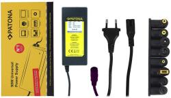 PATONA 90W univerzális tápegység notebookhoz, nyomtatóhoz, hifihez, zenéhez, külső merevlemezhez, 8 különböző csatlakozóval 18, 5-20V (PT-2581)