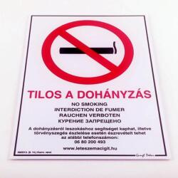 Gungl dekor Piktogram Tilos a dohányzás 25x35 cm (032/7)