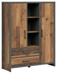  Könyvespolc Belsera 107 (Barna + Matera szürke)