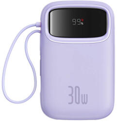 Baseus QPow 2 10000mAh 30W 2xUSB-C powerbank (purple) (P10055008513-00) - multimediabolt