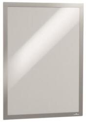 Durable Mágneses tasak, A3, öntapadó háttal, DURABLE "DURAFRAME®", ezüst, 2db/cs (487323) - nyomtassingyen