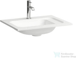 Laufen MEDA 57, 7x44, 5 cm-es bútorra építhető mosdó túlfolyó nélkül, fehér H8141130001111 (H8141130001111)
