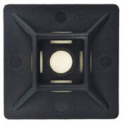 NEDES Kábelkötegelő tartó, öntapadós (100 darab) max 4.8 mm széles kötegelőhöz, fekete (TMA2828/BK)