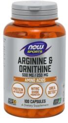 NOW Arginină & Ornitină 250 caps