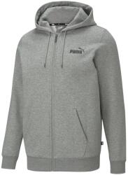 PUMA Férfi szabadidős cipzár nélküli pulcsi Puma ESS SMALL LOGO FZ HOODIE szürke 586702-03 - S