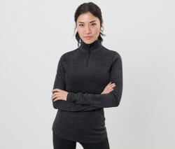 Tchibo Multifunkcionális felső RWS minősített gyapjúval Melírozott antracit XS 32/34