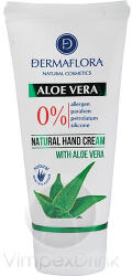 Dermaflora 0% Kézkrém 50ml aloe vera - delfinbuvar