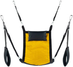 Mr Sling Rectangle Fabric Sling - prémium sárga hordszíj szett - szexvital