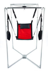 Mr Sling Pack Kit Sling - piros-fekete szövetes intim hordozó szett - szexvital