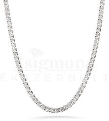 Ezüst gucci-fazonú tömör férfi nyaklánc - 55 cm / 7 mm (AG26401) AG26401