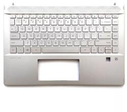 HP Pavilion X360 14-DH 14M-DH TPN-W139 series L53785-001 amerikai angol (US) kiosztású billentyűzettel háttérvilágítással palmrest/topcase felső burkolat arany