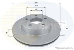 COMLINE Disc frana COMLINE ADC1608V - centralcar