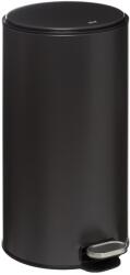 5five Cos gunoi cu pedala Delta, metalic, negru, 30 litri, 31, 5 x 31, 5 x H62 cm Cos de gunoi
