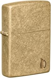 Zippo Öngyújtó, Armor(R) Tumbled Brass Flame Design 46398