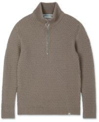 Peregrine Birchall Quarter Zip Jumper - Oak - L