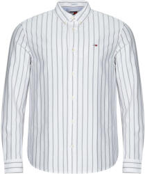 Tommy Hilfiger Cămăsi mânecă lungă Bărbați TJM REG OXFORD STRIPE SHIRT Tommy Jeans Alb EU M