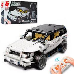 Qman 54002 - Tech fehér SUV - 100% technic-kompatibilis építőjáték - epitojatek