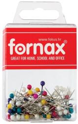 Fornax Gombostű BC-489 színes fejjel műanyag dobozban Fornax (A-489)