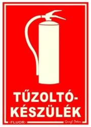Gungl dekor Piktogram Tűzoltókészülék piros (FLUOR. ) (300 / 60) - tonerpiac