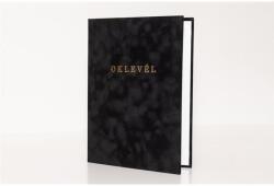Oklevéltartó, A4, exkluzív, aranyozva, fekete (5999513156722) - tonerpiac