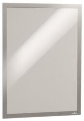 Durable Mágneses tasak, A3, öntapadó háttal, DURABLE "DURAFRAME®", ezüst, 2db/cs (487323)