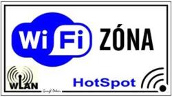 Gungl dekor Piktogram WI-FI zóna fehér (000 / 500)