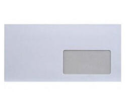 BLUERING Boríték LA4 szilikonos bélésnyomott jobb ablak 45x90mm 110×220mm J28A20 Bluering® fehér (DBLA4SJA4590J28) - bestoffice