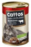 Cattos Macska Konzerv Marha 415 g