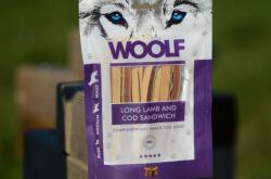 WOOLF Bárány-Tőkehal Szendvics - Jutalomfalat Kutyáknak (100 g)