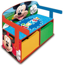 Arditex Mobilier 2 in 1 pentru depozitare jucarii Mickey Mouse Clubhouse