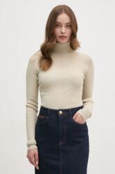 Calvin Klein pulóver könnyű, női, zöld, garbónyakú, J20J224225 - zöld L