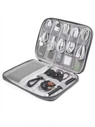  SMARTECH Geanta mini de calatorie pentru ceasuri, incarcatoare, cabluri, 22x16cm Geanta voiaj