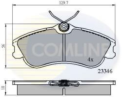 COMLINE set placute frana, frana disc COMLINE CBP0892