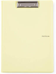 KARTON PP Felírótábla, fedeles, A/4, PVC, PASTELINI, pasztell sárga (KPP-5-550) - mesescuccok