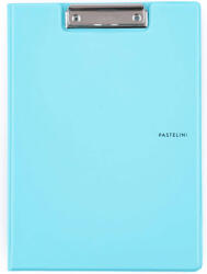 KARTON PP Felírótábla, fedeles, A/4, PVC, PASTELINI, pasztell kék (KPP-5-547) - mesescuccok