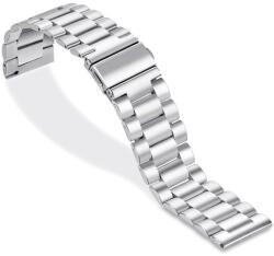 gigapack Pótszíj (univerzális, 22 mm, rozsdamentes acél, állítható) EZÜST Huawei Watch GT 2 46mm, Huawei Watch GT, Huawei Watch GT Active, Huawei Watch GT Fortuna, Huawei Watch, Huawei Watch Magic, Hua (GP-857