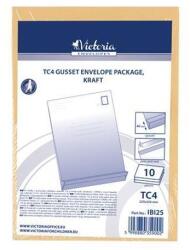Victoria Paper Redős-talpas tasak csomag, TC4, szilikonos, 40 mm talp, VICTORIA PAPER, barna kraft (IBI25) - jatekotthon