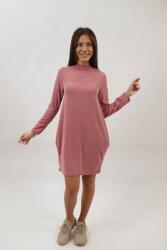 Lamiar ROCHIE MIDI GOGOSAR MANECA LUNGA CU BUZUNARE AXINA TALIE UNICA Roz