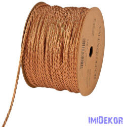 Dekor zsinór 2mm x 25m - Fényes Bronz