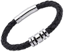 Unique & Co - Férfi bőr karkötő - A65BL (A65BL-23)